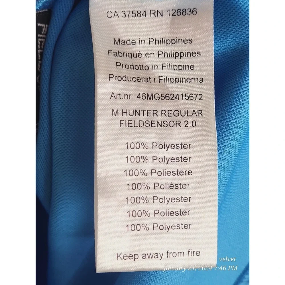 J.Lindeberg Hunter Regular Fieldsensor 2.0 Polo Shirt Blue XXL‎ 46MG562415672